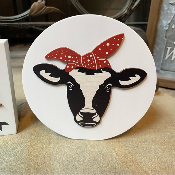 NWT Farmhouse Set of Kitchen Decor, Standing Signs, Hanging Metal Wall Key… - Picture 12 of 15